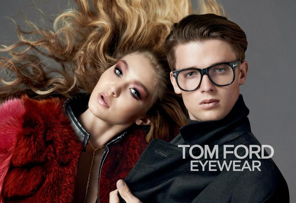 Tom Ford banner bij Optiek De Beenhouwer