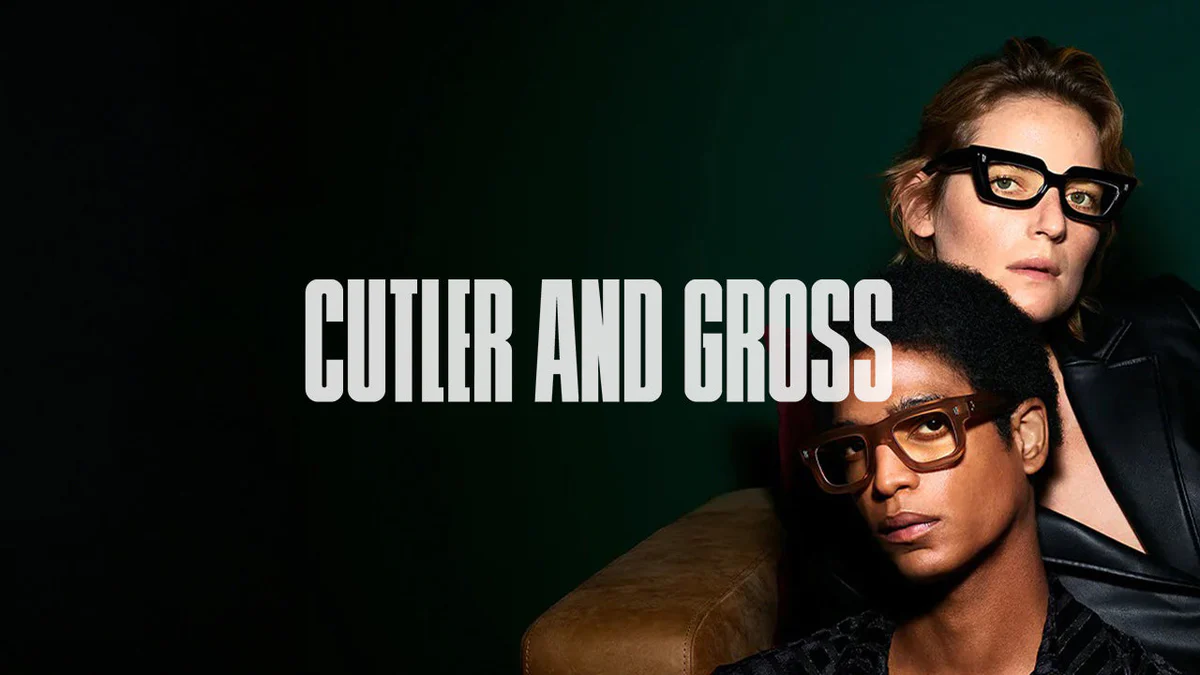 Cutler and Gross eyewear banner bij Optiek De Beenhouwer