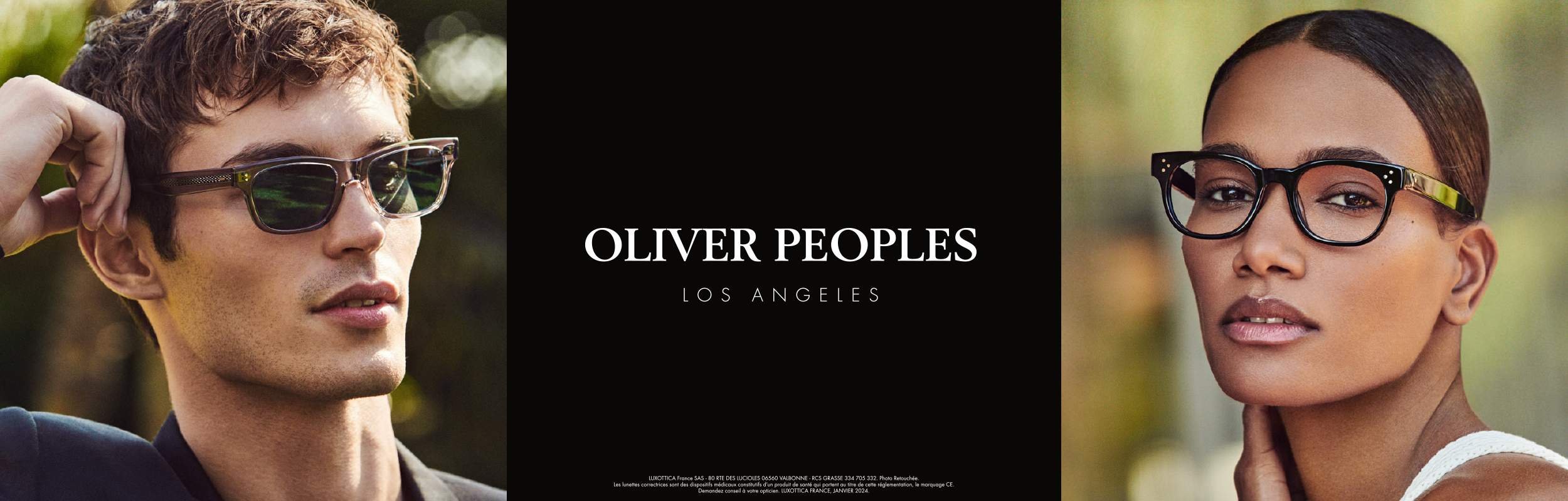 Oliver Peoples banner bij Optiek De Beenhouwer